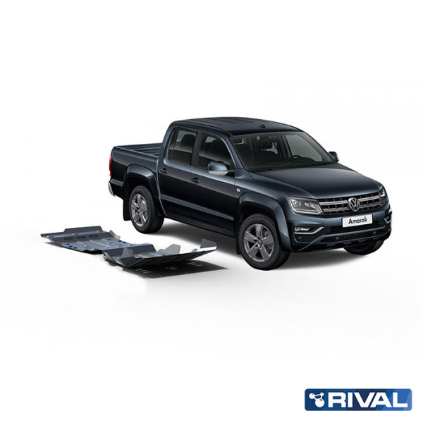 Skid Plate Set (Radiator, Engine, Gearbox, Transfer Case) Volkswagen Amarok 2016-2020; 3 l. / diesel